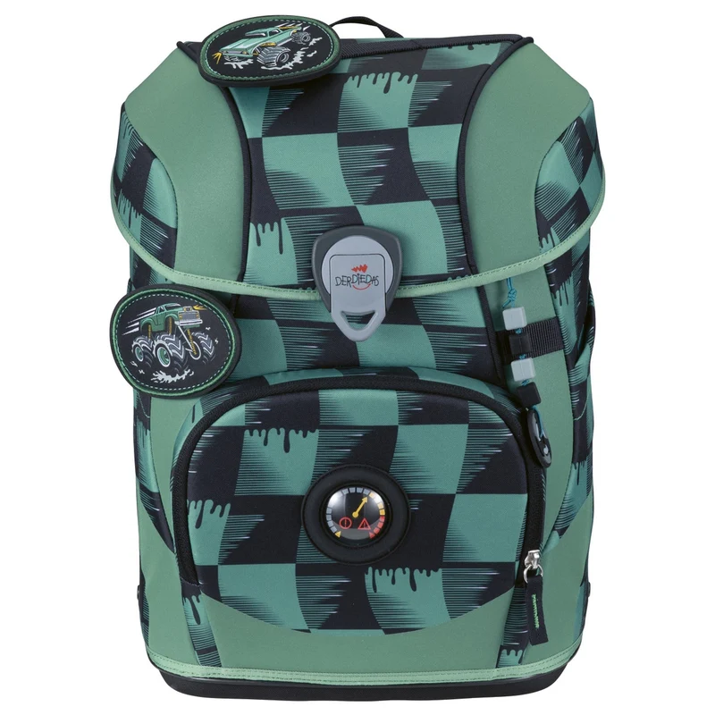 DerDieDas ErgoFlex Tiny Exklusiv Superflash - Set de mochila escolar 5 tlg. 900g (Super Trunk)
