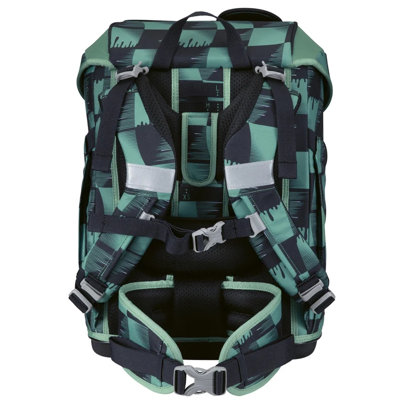 DerDieDas ErgoFlex Tiny Exklusiv Superflash - Set de mochila escolar 5 tlg. 900g (Super Trunk)