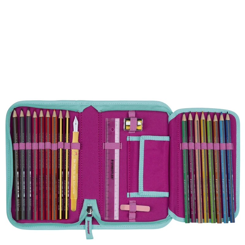 DerDieDas ErgoFlex Light - Mochila escolar Set 5tlg. 800g (Sweet Sprinkles)