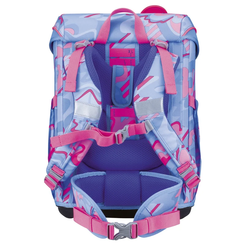 DerDieDas ErgoFlex Easy Exklusiv Superflash - Mochila escolar Set 5 tlg. 950g (Magic Unicorn)