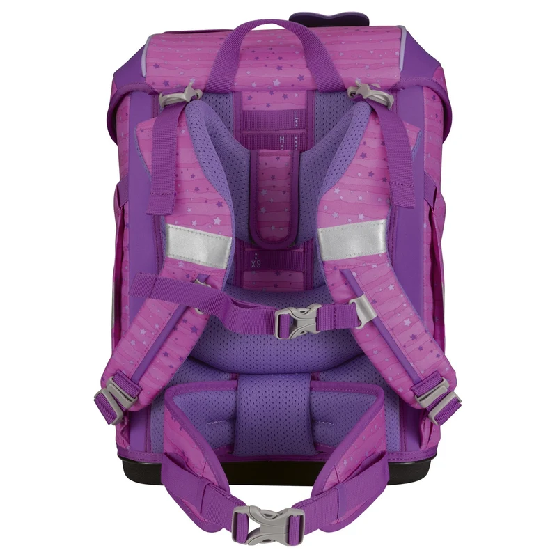 DerDieDas ErgoFlex Tiny - Mochila escolar Set 5tlg. 900g (Purple Unicorn)