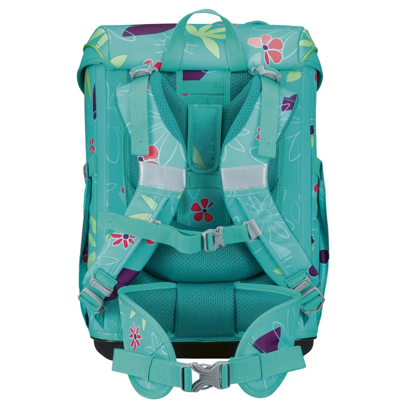 DerDieDas ErgoFlex Easy - Mochila escolar Set 5tlg. 950 g (Butterfly Garden)