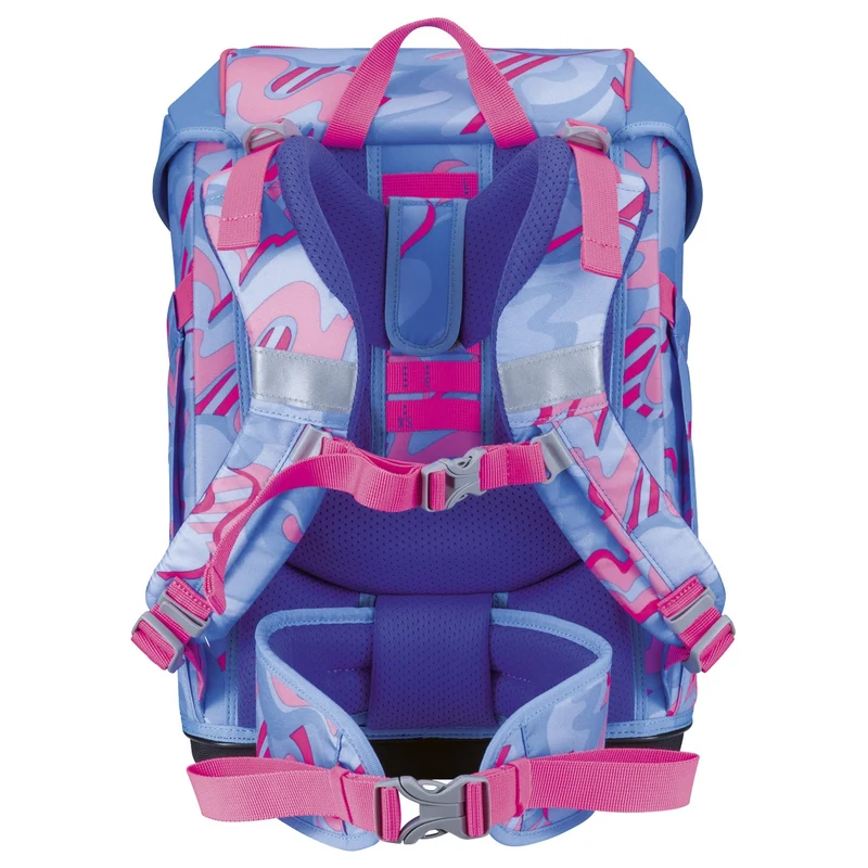 DerDieDas ErgoFlex Tiny Exklusiv Superflash - Set de mochila escolar 5 tlg. 900g (Magic Unicorn)