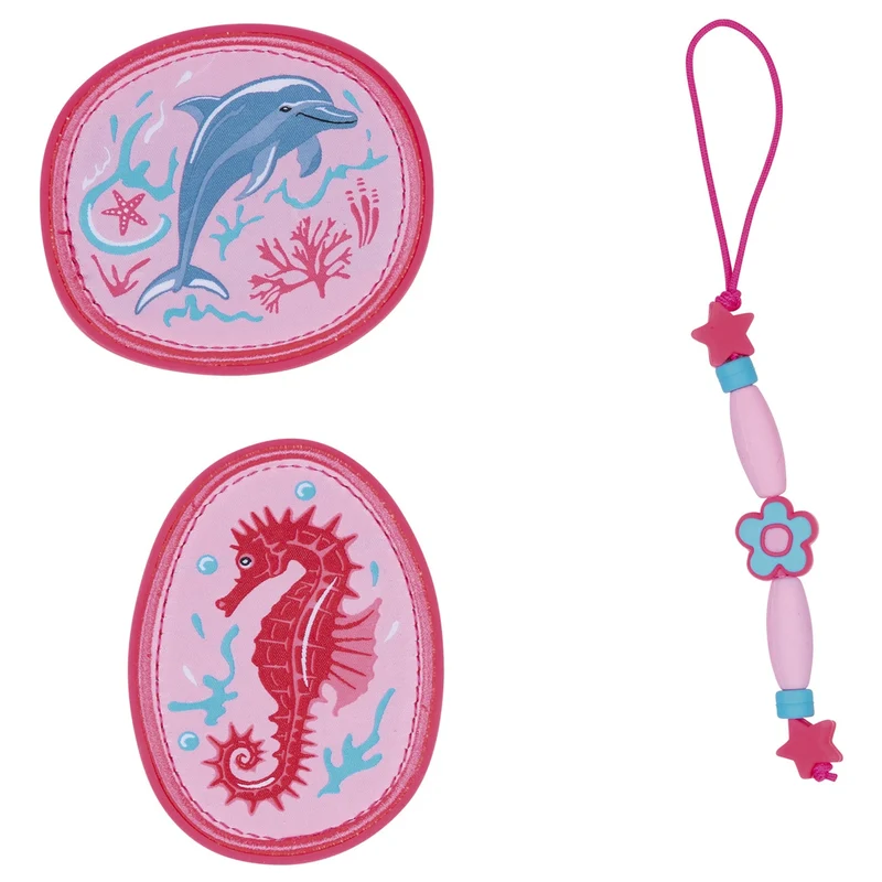 DerDieDas ErgoFlex Easy Exklusiv Superflash - Set de mochila escolar 5 tlg. 950g (Coral Reef)