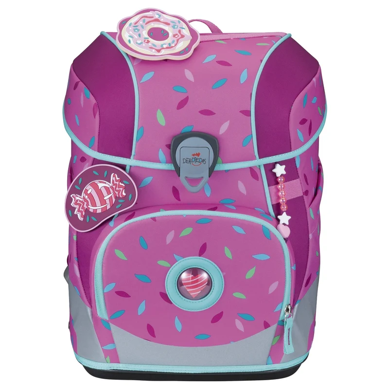 DerDieDas ErgoFlex Tiny - Mochila escolar Set 5tlg. 900g (Sweet Sprinkles)