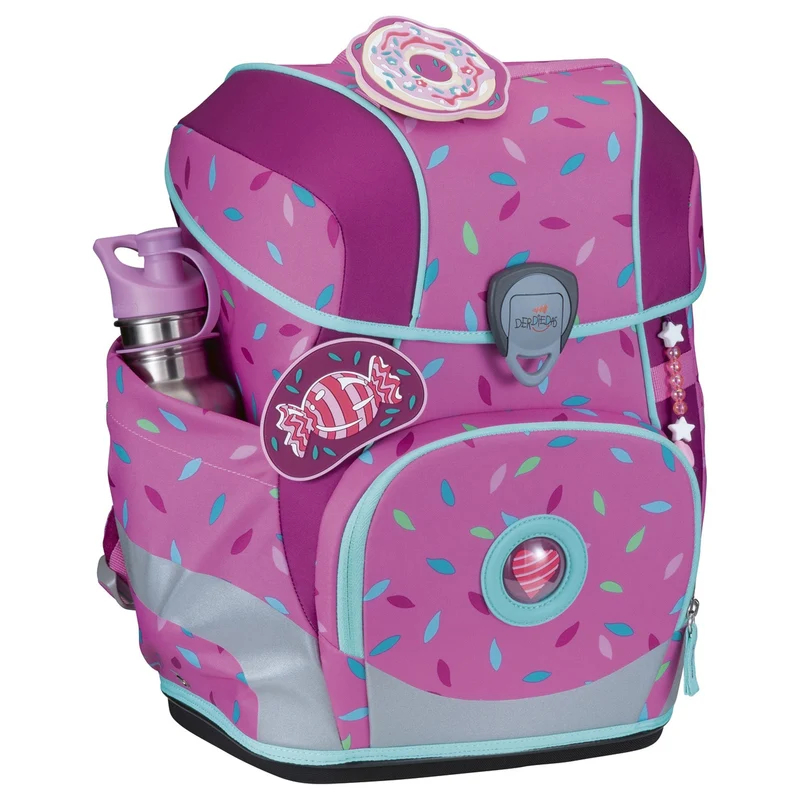 DerDieDas ErgoFlex Tiny - Mochila escolar Set 5tlg. 900g (Sweet Sprinkles)