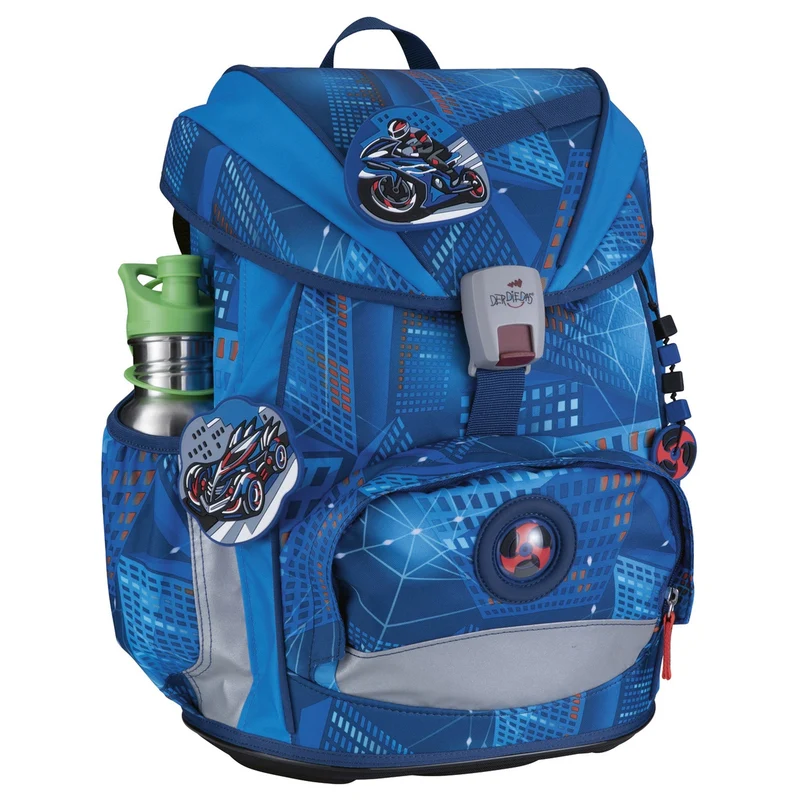 DerDieDas ErgoFlex Light - Mochila escolar Set 5tlg. 800g (Turbo Speed)