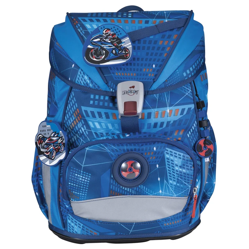 DerDieDas ErgoFlex Superlight - Mochila escolar Set 5tlg. 650g (Turbo Speed)