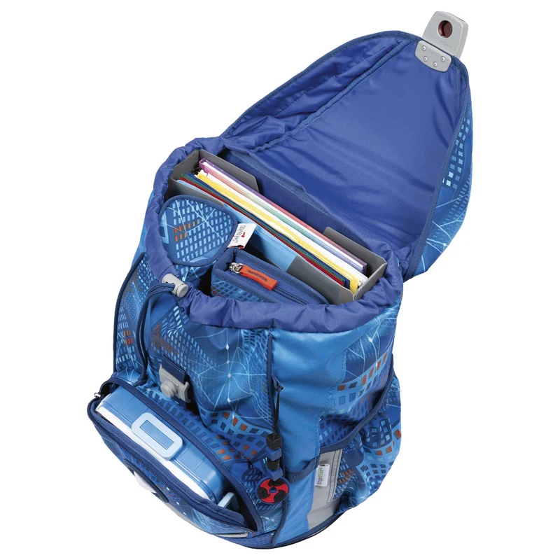 DerDieDas ErgoFlex Superlight - Mochila escolar Set 5tlg. 650g (Turbo Speed)
