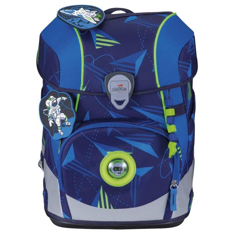 DerDieDas ErgoFlex Tiny - Mochila escolar Set 5tlg. 900g (Moon Mission)