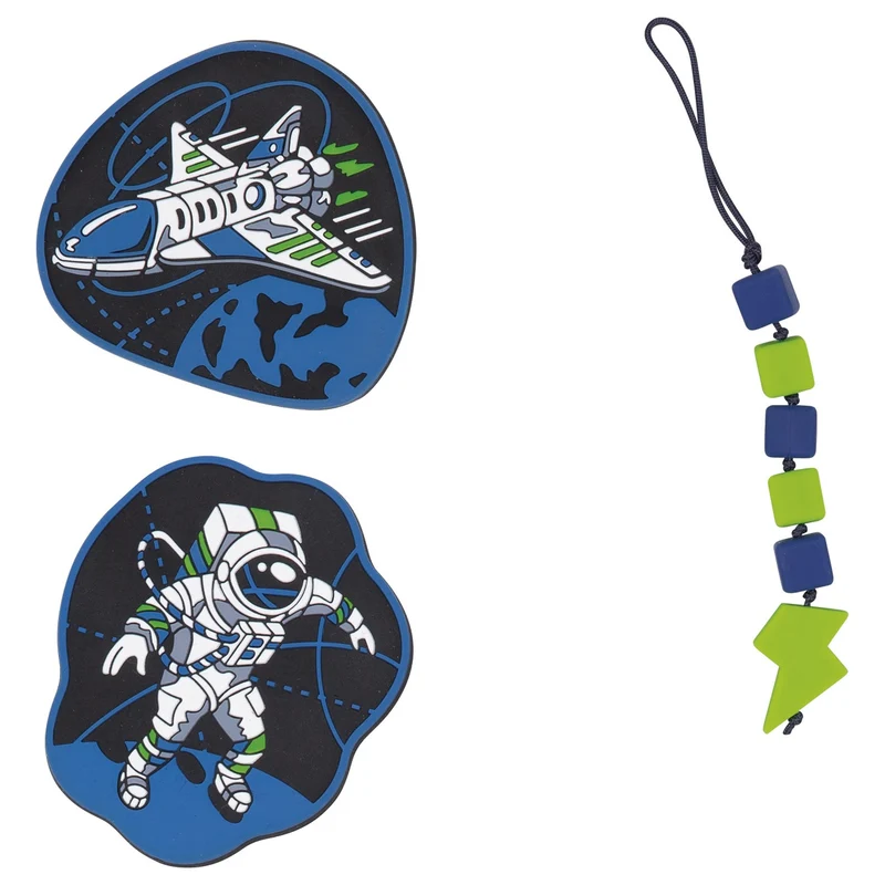 DerDieDas ErgoFlex Tiny - Mochila escolar Set 5tlg. 900g (Moon Mission)