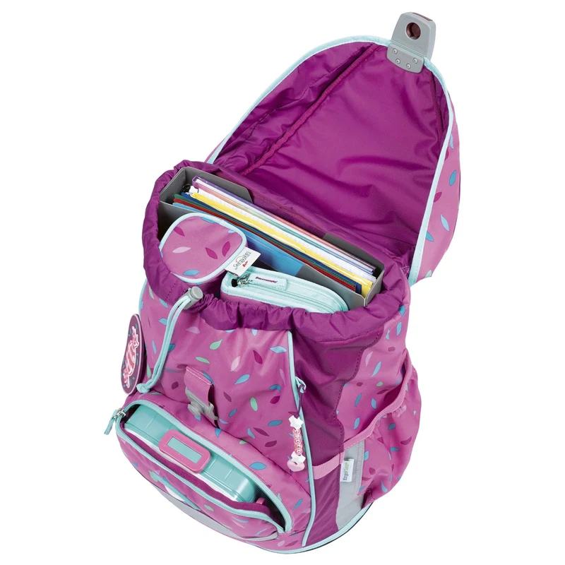 DerDieDas ErgoFlex Superlight - Mochila escolar Set 5tlg. 650g (Sweet Sprinkles)