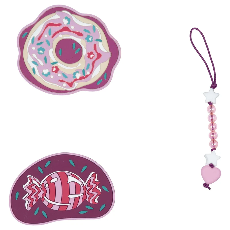 DerDieDas ErgoFlex Superlight - Mochila escolar Set 5tlg. 650g (Sweet Sprinkles)