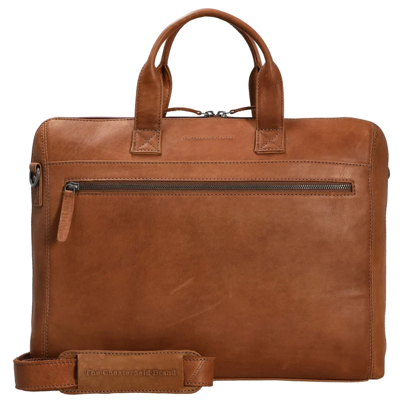 The Chesterfield Brand Levanto - Bolsa para portátil 14" 40 cm (cognac)