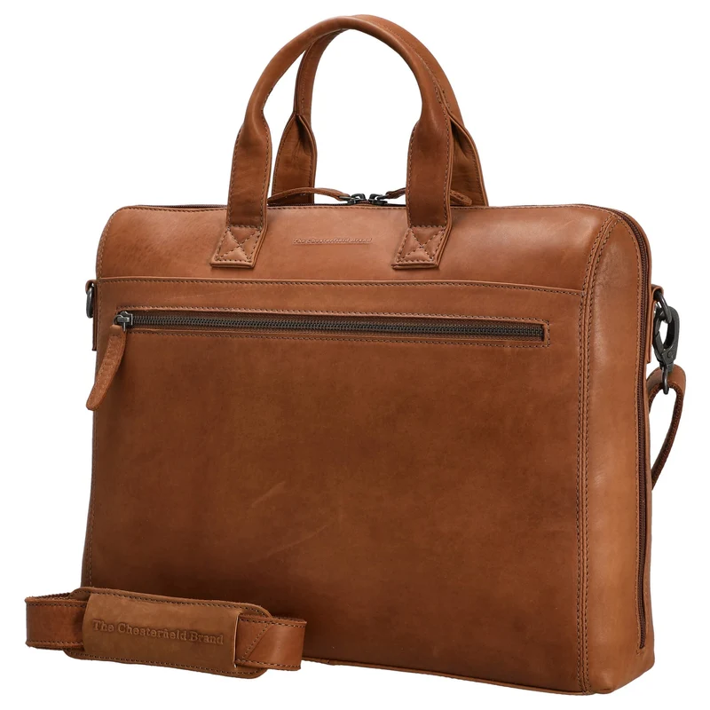 The Chesterfield Brand Levanto - Bolsa para portátil 14" 40 cm (cognac)
