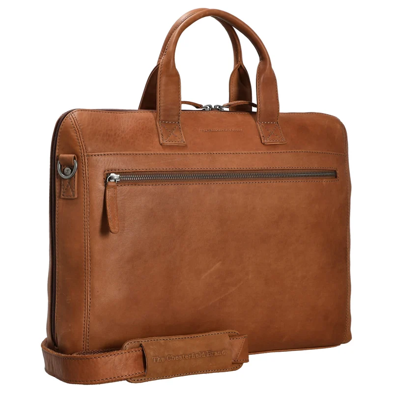 The Chesterfield Brand Levanto - Bolsa para portátil 14" 40 cm (cognac)