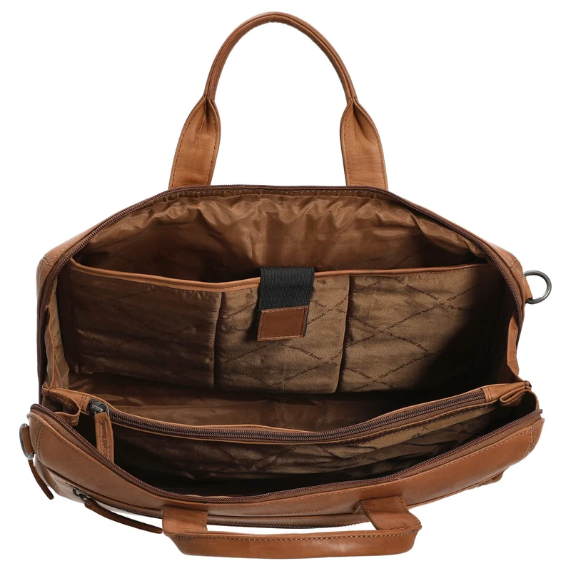 The Chesterfield Brand Levanto - Bolsa para portátil 14" 40 cm (cognac)