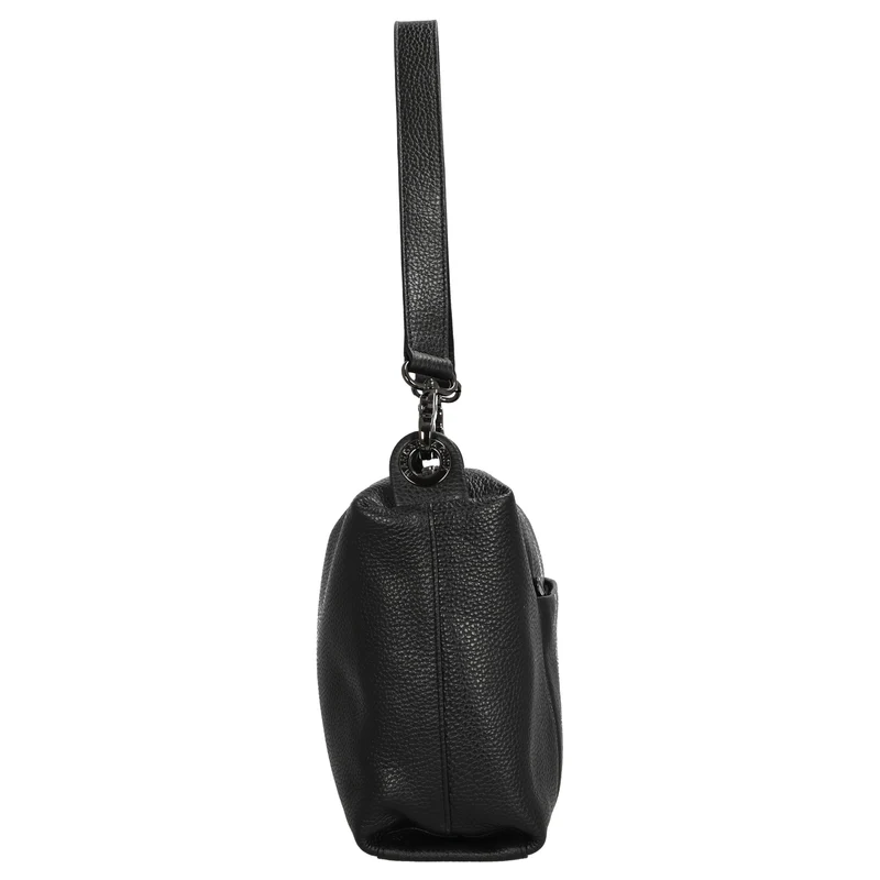 Mandarina Duck Mellow Leather Hobo - Bolso de hombro 30 cm (nero)