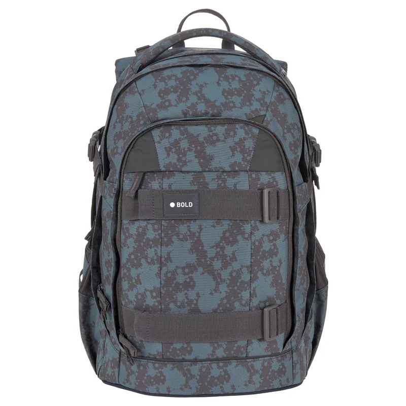 Lässig Bold Origin - Mochila escolar 46.5 cm (Spots Blue)