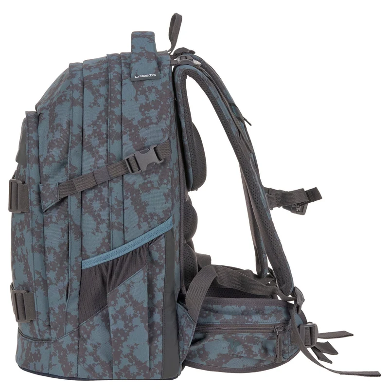 Lässig Bold Origin - Mochila escolar 46.5 cm (Spots Blue)