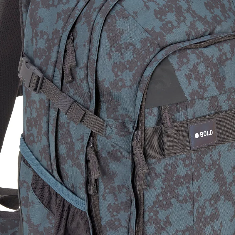 Lässig Bold Origin - Mochila escolar 46.5 cm (Spots Blue)