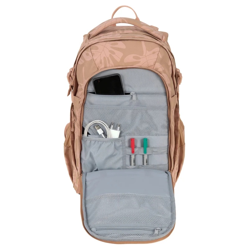Lässig Bold Origin - Mochila escolar 46.5 cm (Leaves Caramel)