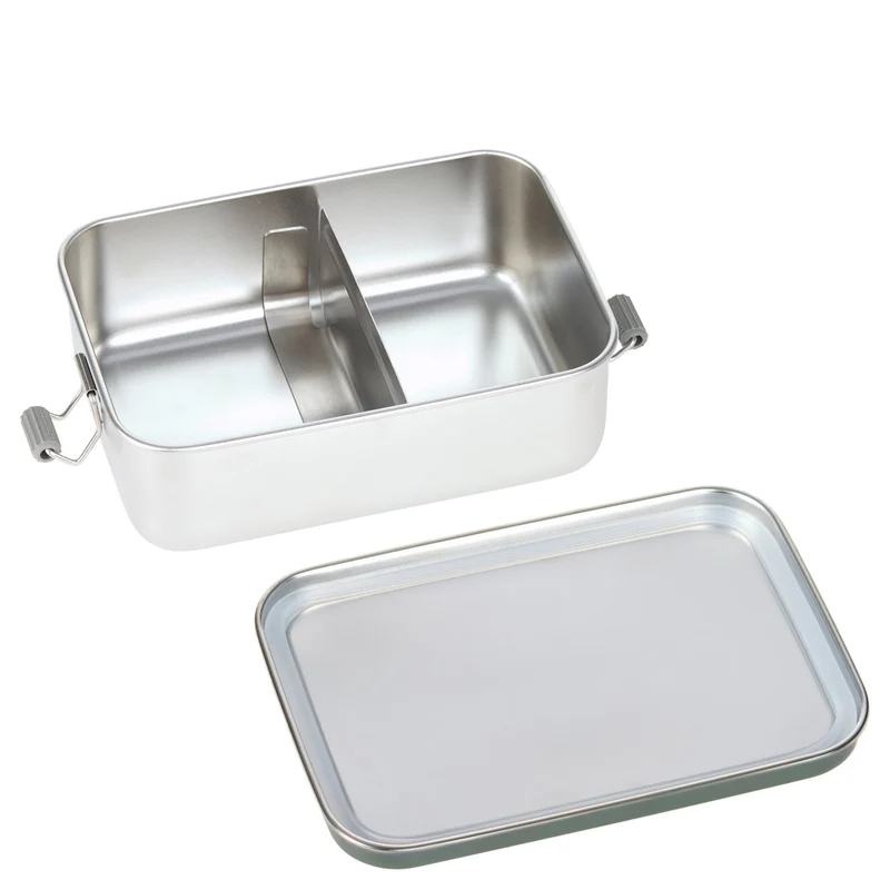 Lässig Lunchbox Stainless Steel Solid 18 cm - Fiambrera (Bold Dark Olive)