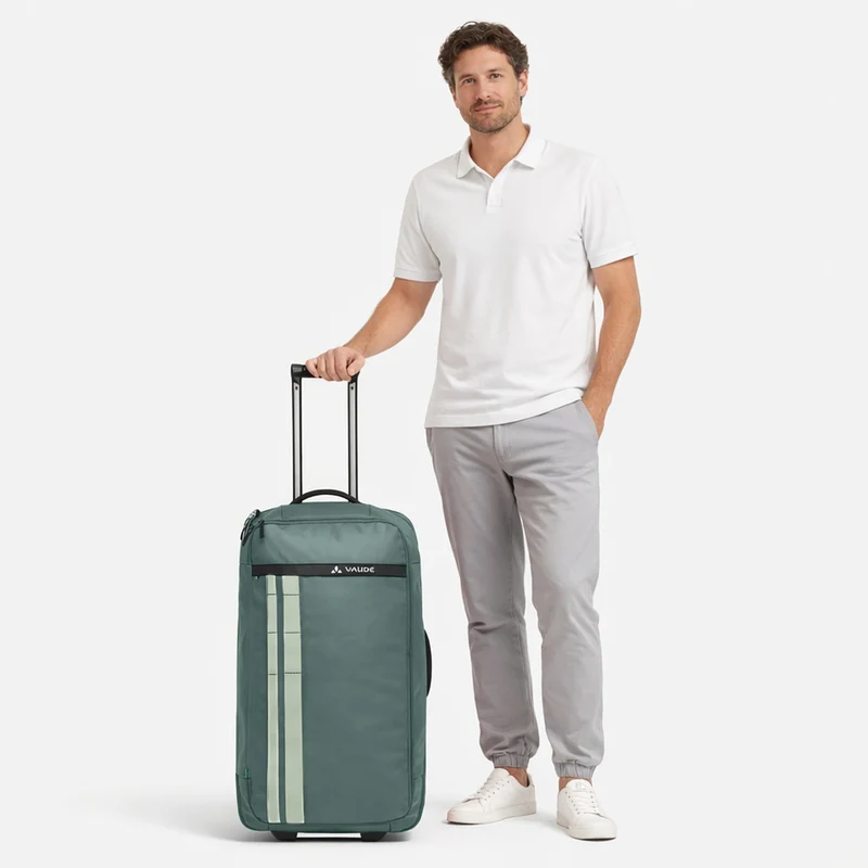 Vaude Takutea 90 - Bolsa de viaje con ruedas L 77 cm (agave)