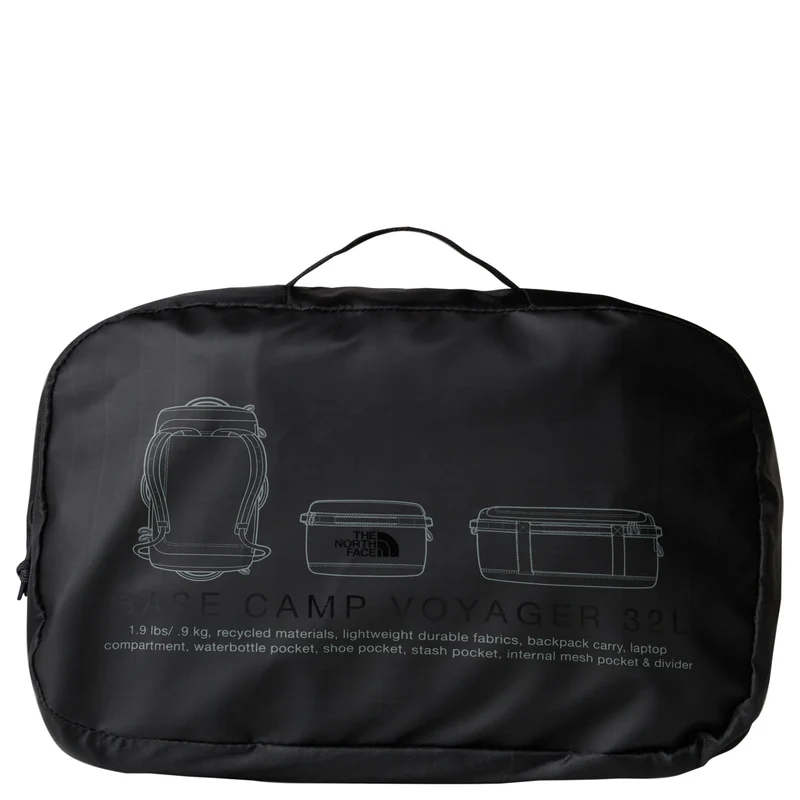 The North Face Base Camp Voyager Duffel 32 - Bolsa de viaje 57.6 cm (tnf black/asphalt grey)