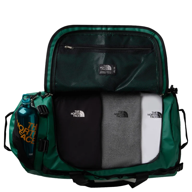 The North Face Base Camp Duffel M 71 - Bolsa de viaje/mochila M 64 cm (evergreen/tnf black)