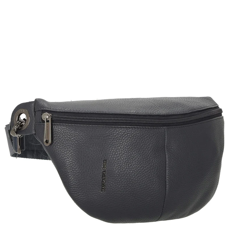 Mandarina Duck Mellow Leather Bum Bag - Riñonera 30 cm (dress blue)