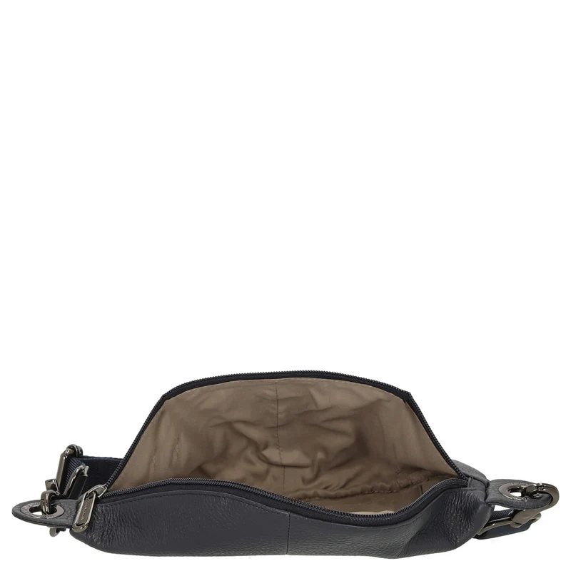 Mandarina Duck Mellow Leather Bum Bag - Riñonera 30 cm (dress blue)