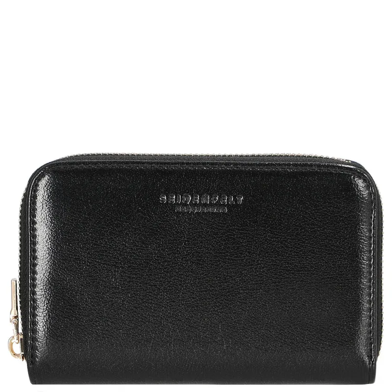 Seidenfelt Ebba - Cartera 4cc 15 cm (glossy black)