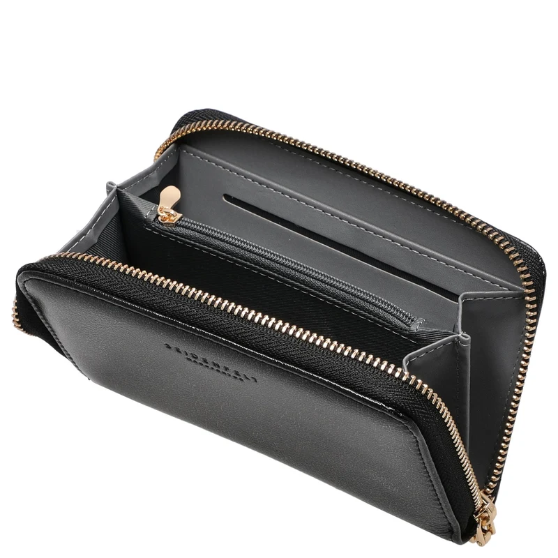 Seidenfelt Ebba - Cartera 4cc 15 cm (glossy black)