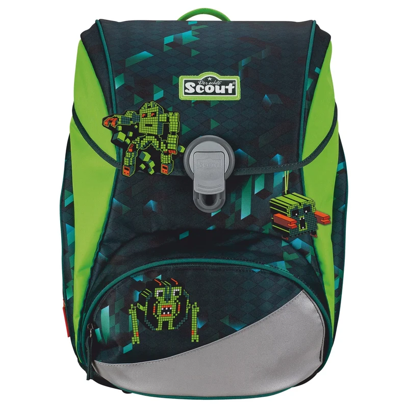 Scout Alpha DIN - Mochila escolar Set 4 tlg. (Cubes)