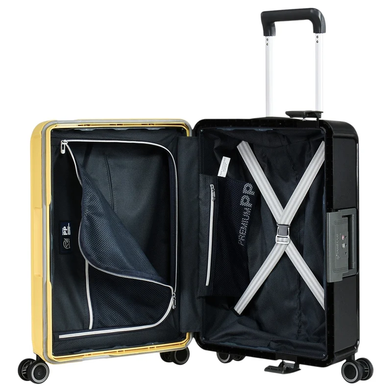 Eminent VERTICA - Trolley de cabina con 4 ruedas 55 cm (schwarz/gelb)