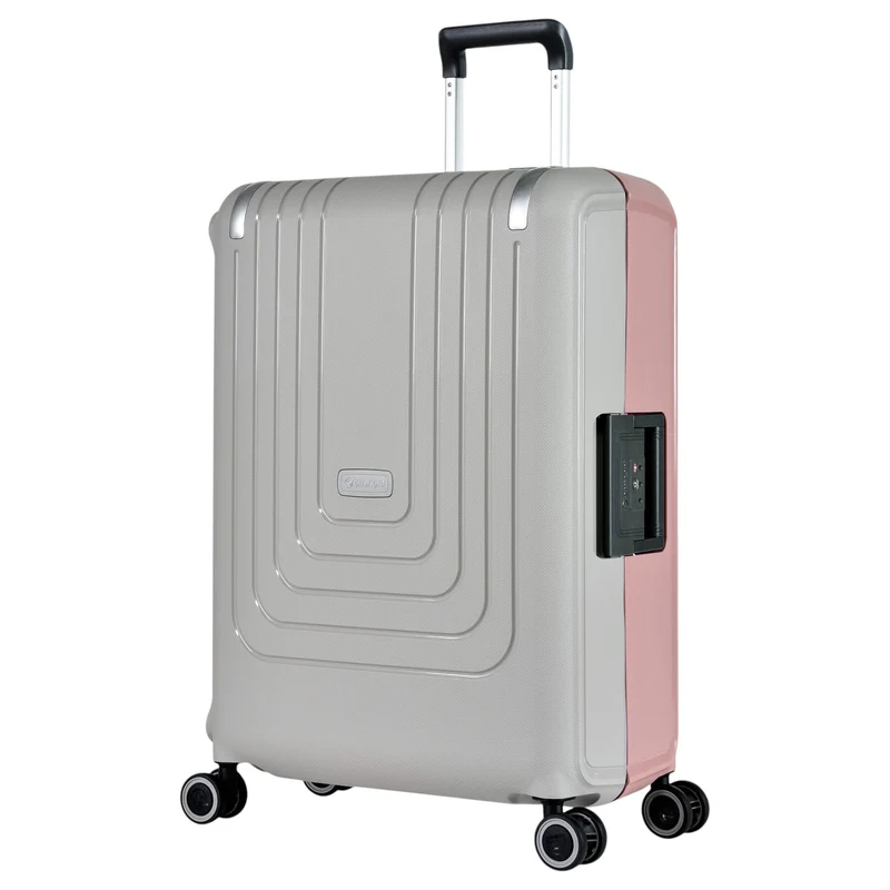 Eminent VERTICA - Trolley de 4 ruedas 68 cm (grau/rosa)