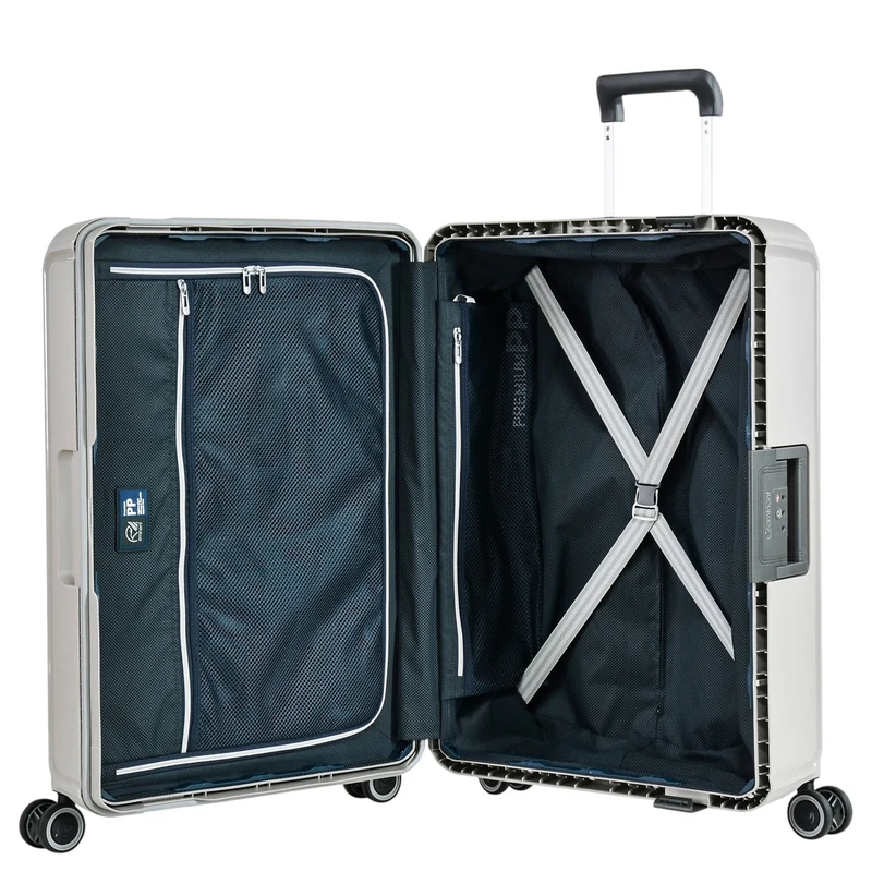 Eminent VERTICA - Trolley de 4 ruedas 68 cm (hellgrau)