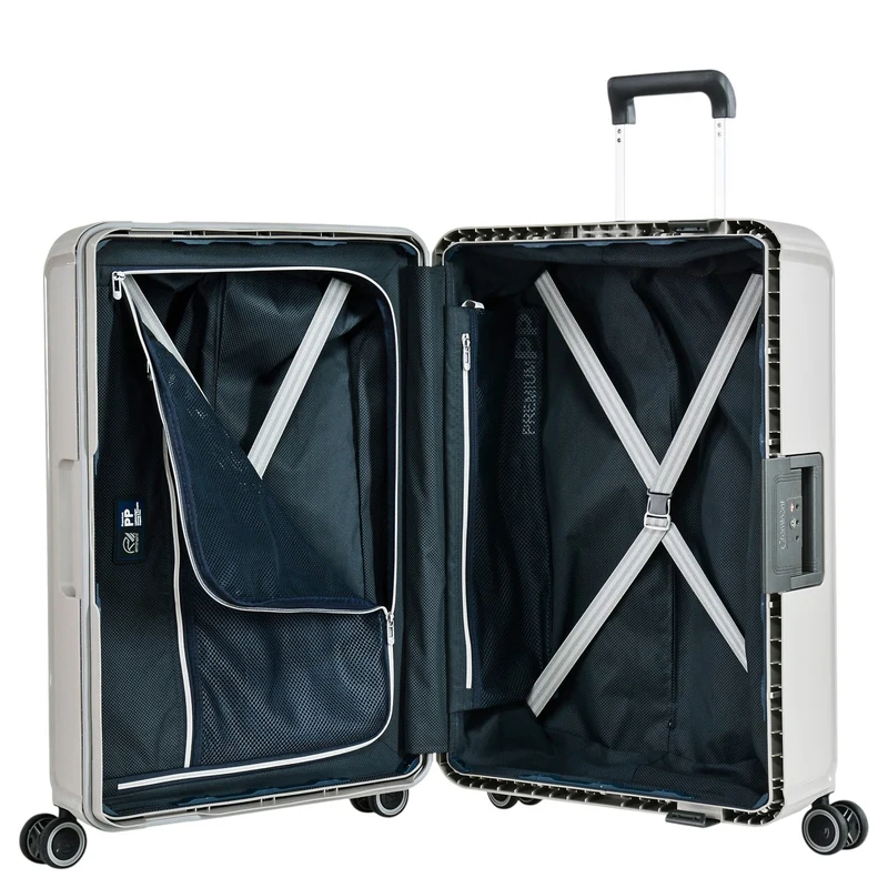 Eminent VERTICA - Trolley de 4 ruedas 68 cm (hellgrau)