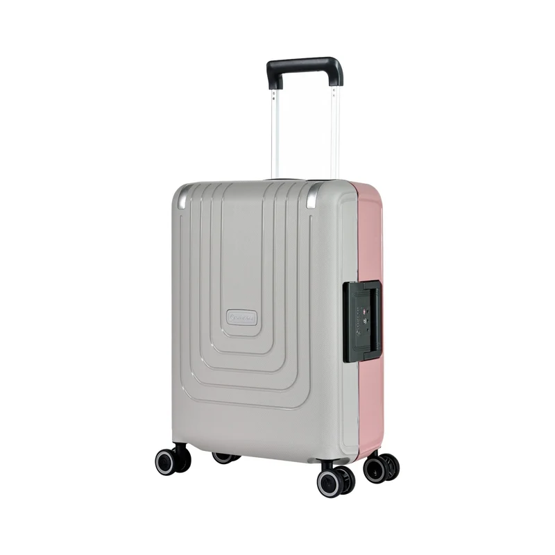 Eminent VERTICA - Trolley de cabina con 4 ruedas 55 cm (grau/rosa)