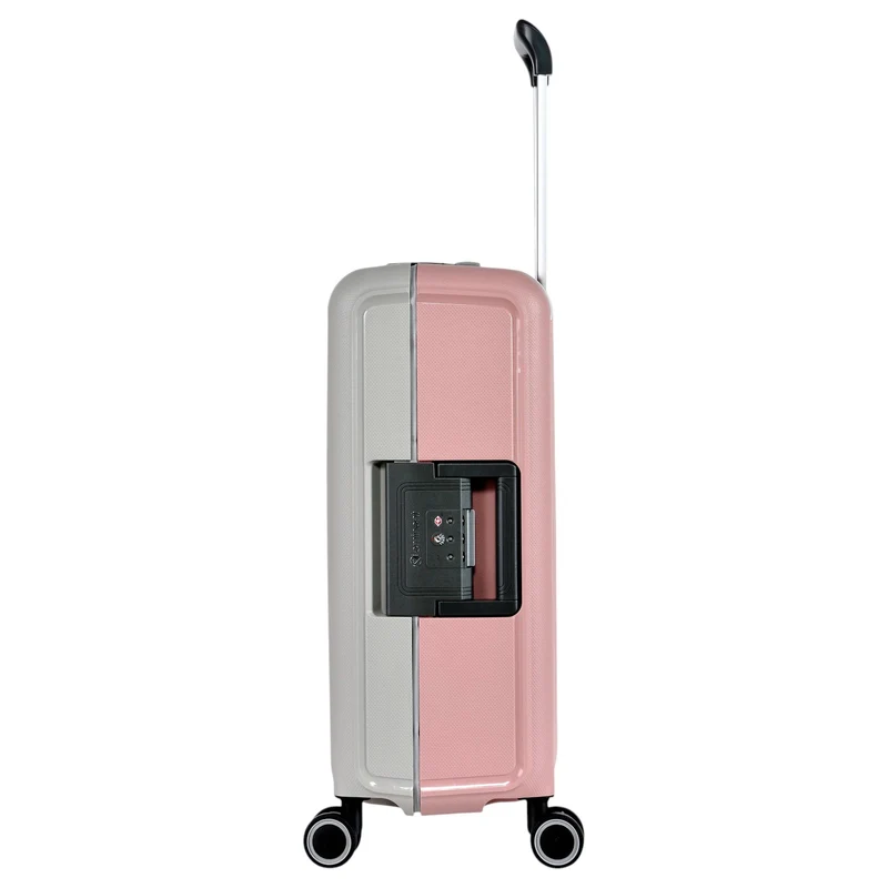 Eminent VERTICA - Trolley de cabina con 4 ruedas 55 cm (grau/rosa)