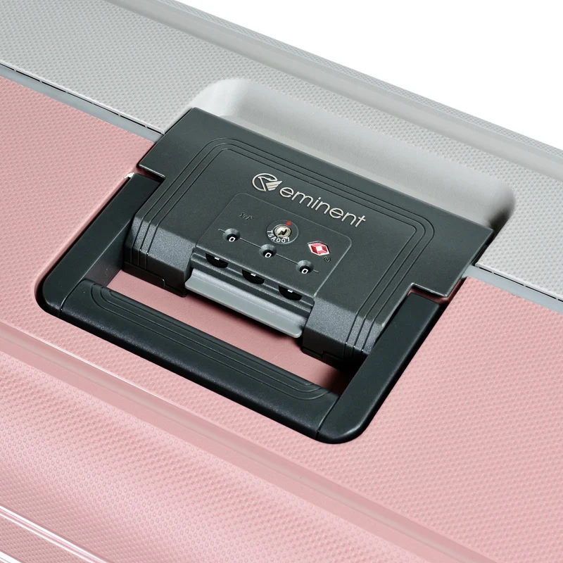 Eminent VERTICA - Trolley de cabina con 4 ruedas 55 cm (grau/rosa)