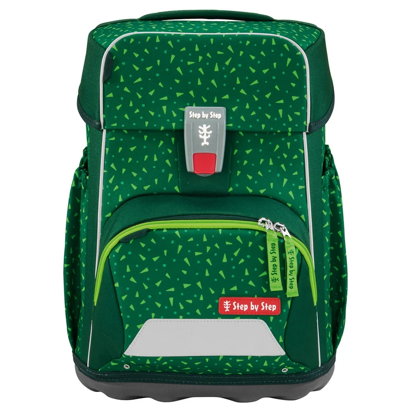 Step by Step Basis - Set de mochila escolar 4 piezas (Green Grafics)