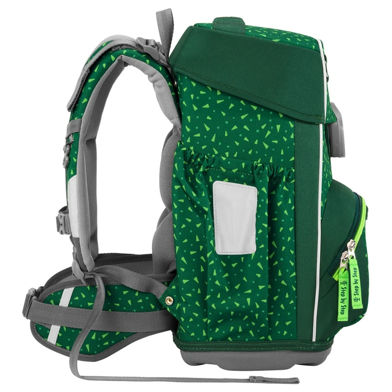 Step by Step Basis - Set de mochila escolar 4 piezas (Green Grafics)