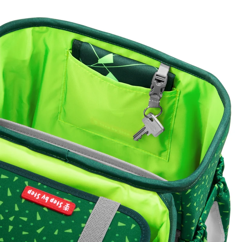 Step by Step Basis - Set de mochila escolar 4 piezas (Green Grafics)