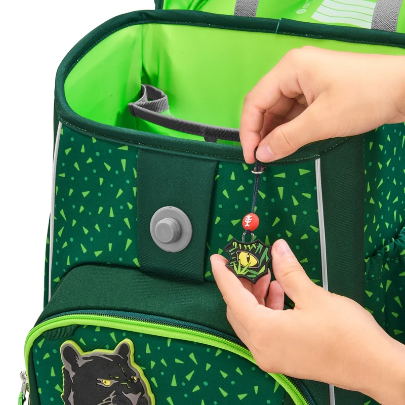 Step by Step Basis - Set de mochila escolar 4 piezas (Green Grafics)