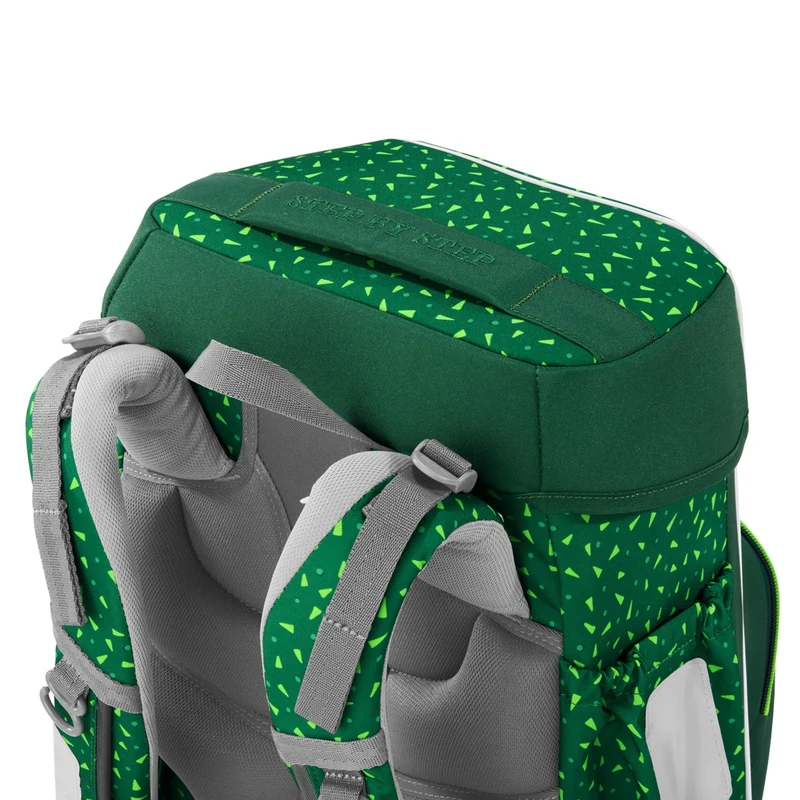 Step by Step Basis - Set de mochila escolar 4 piezas (Green Grafics)