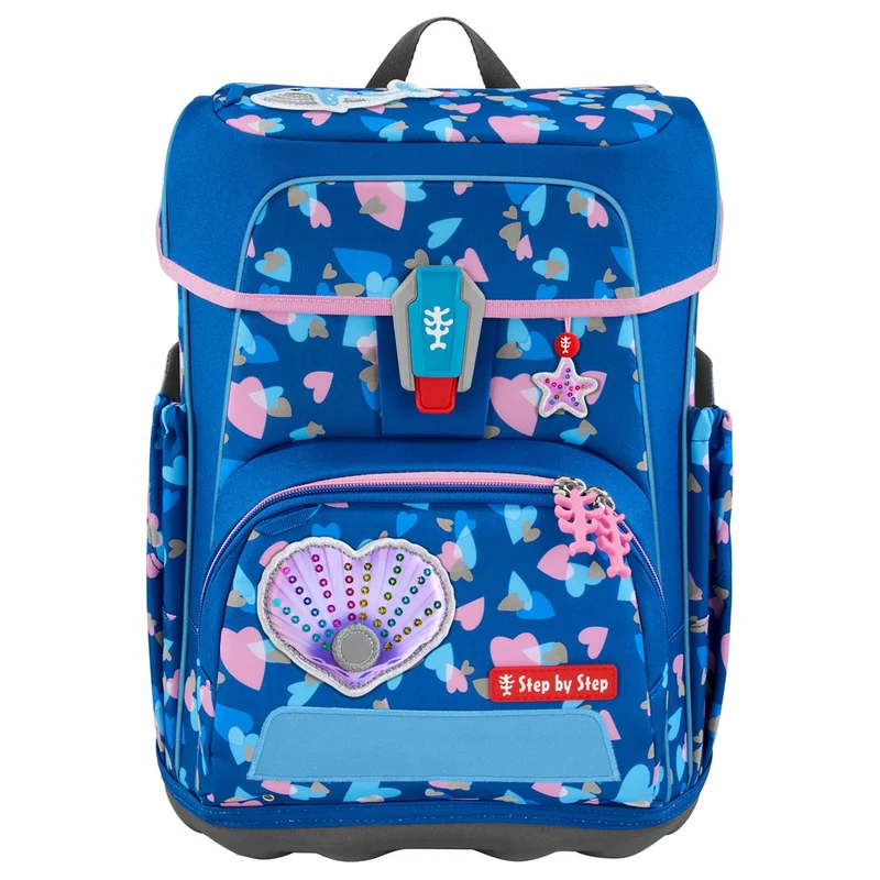 Step by Step Cloud Reflect - Mochila escolar Set 5tlg. (Seashell Pearl)
