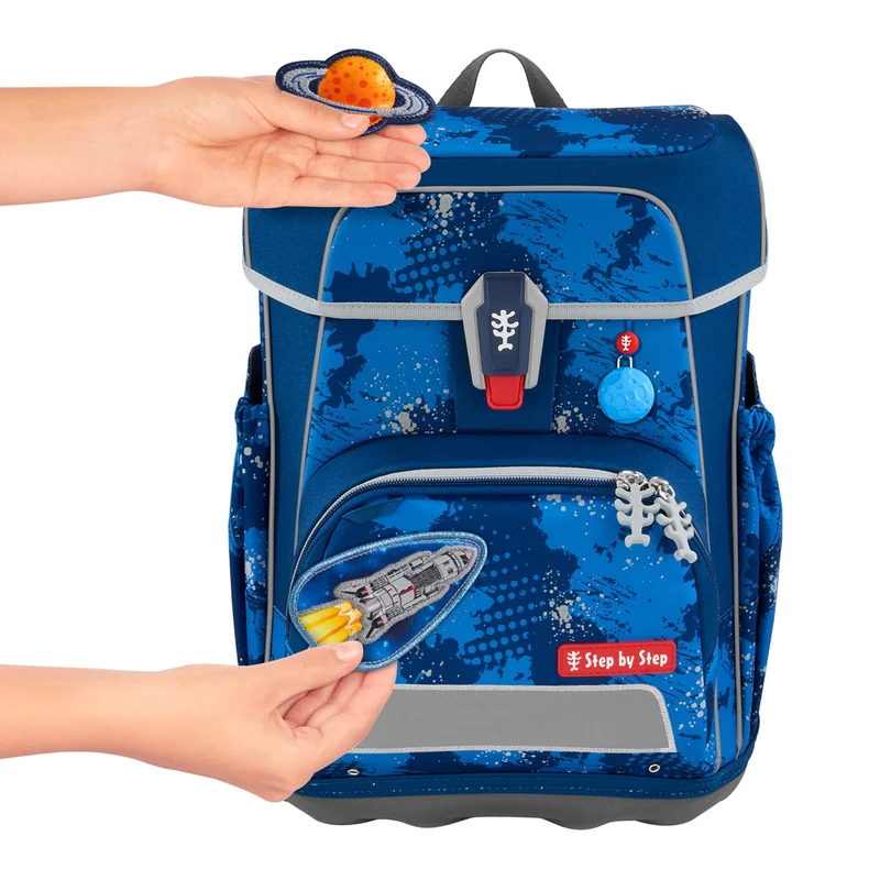 Step by Step Cloud Reflect - Set de mochila escolar 5tlg. (Rocket Novo)
