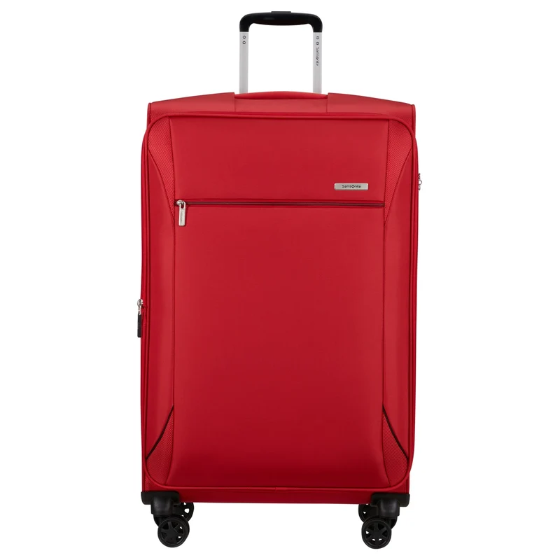 Samsonite Base Breeze - Trolley de 4 ruedas 78 cm expandible (red)